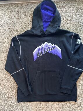 Utah Jazz Black & Purple Hoodie